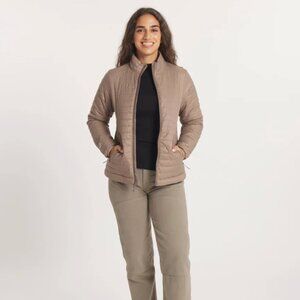 NWT (New in bag): Paka Apparel Women's Mayu Ultralight Jacket, S, Tan ("Fossil")